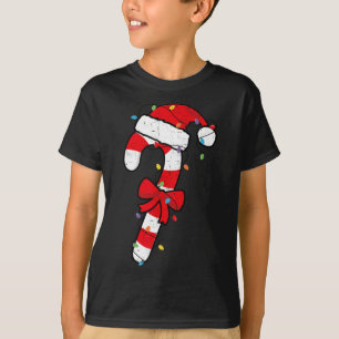 Camiseta Papais noeis de Natal Candy Cane Xmas Kids Toddler