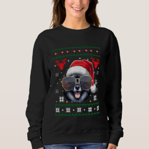Camiseta Papais noeis de Natal de Keeshond Doce Feio