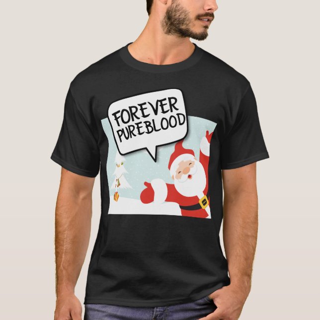 CAMISETA PAPAIS NOEIS DE NATAL DE NATAL DE SANGUE (Frente)