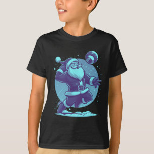 Camiseta Papais noeis de Natal do Natal de Voleibol Volleyb