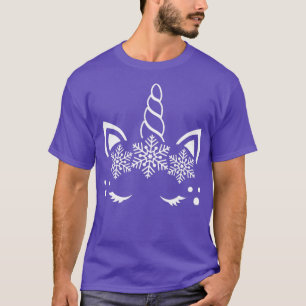 Camiseta Papais noeis de Natal do Unicórnio Feliz Natal