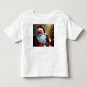 Camiseta Papais noeis de Natal e um Gato 4