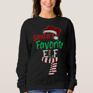 Camiseta Papais noeis de Natal ELF Favoritos Xadrez Vermelh