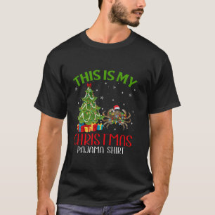 Camiseta Papais noeis De Natal Engraçados Luzes Este É O Me