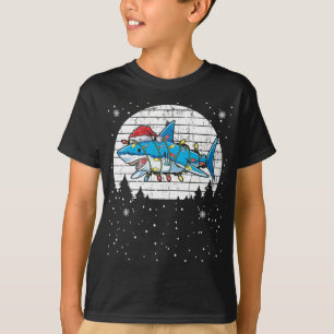 Camiseta Papais noeis de Natal Feliz de Sharkmas