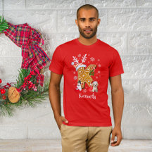 Papais noeis de Natal Gingerpão Nome Carta K Homen