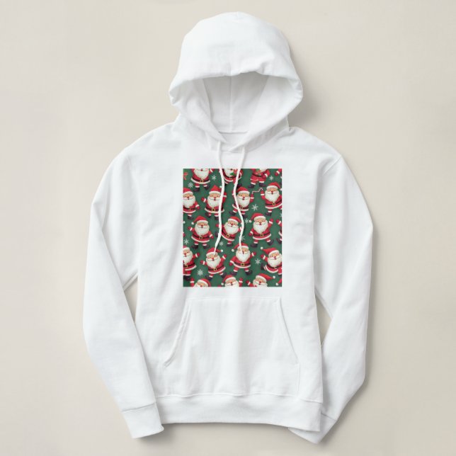 Camiseta Papais noeis de Natal Hoodie (Frente do Design)