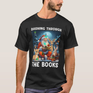 Camiseta Papais noeis de Natal Leitura Livro Feliz Passe Oc