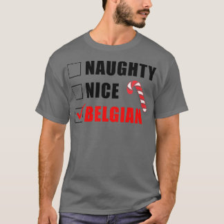 Camiseta Papais noeis de Natal Li de Candy Belga Bastante D