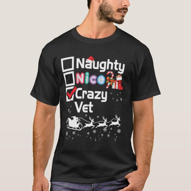 Camiseta Papais noeis de Natal malucos e doidos, Sleigh Mer (Frente)