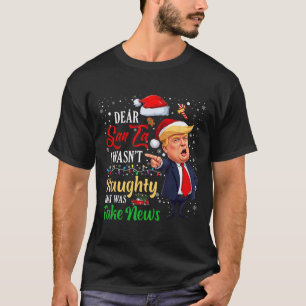 Camiseta Papais noeis de Natal Notícias falsas Engraçadas X