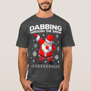 Camiseta Papais noeis De Natal Passando Pelos Rapazes Da Ne