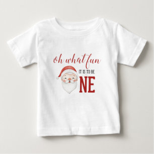 Camiseta Papais noeis de Natal Primeiro Aniversário