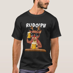 Camiseta Papais noeis de Natal Reindeer Rudolph Xmas Group 