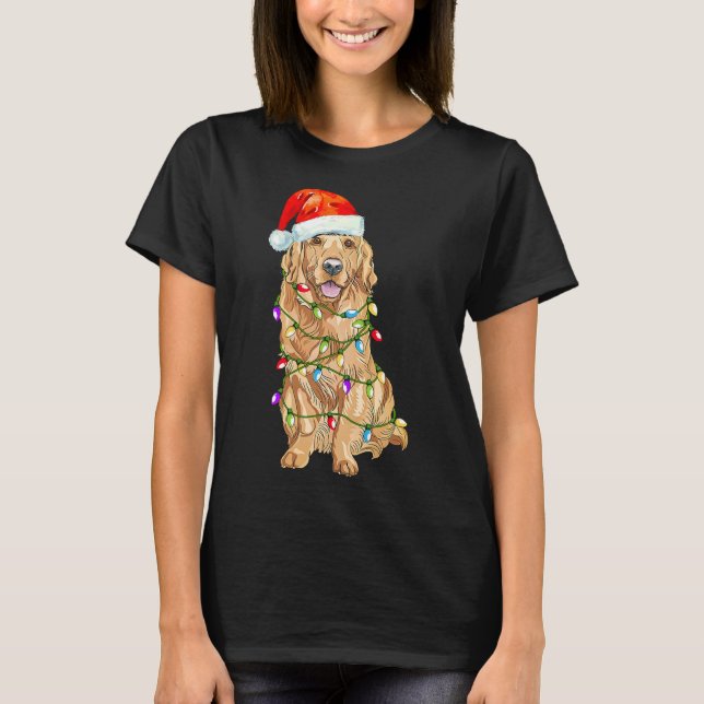 Camiseta Papais noeis de Natal - Retriever (Frente)