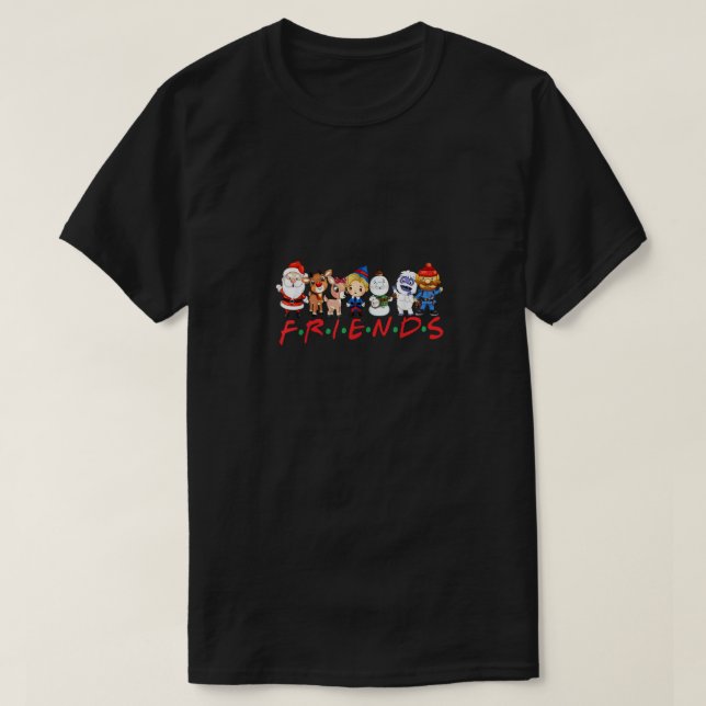 Camiseta Papais noeis de Natal Rudolph Snowman Família Xma (Frente do Design)