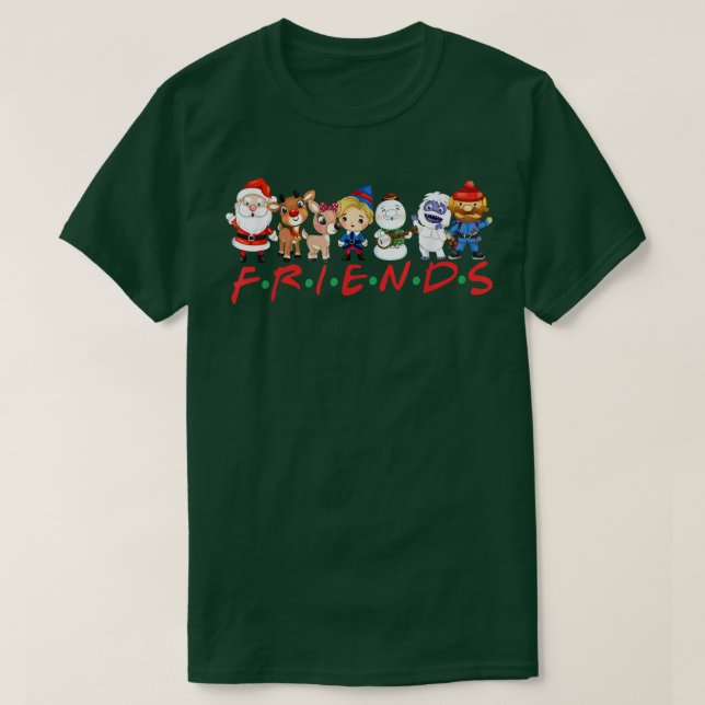Camiseta Papais noeis de Natal Rudolph Snowman Família Xma (Frente do Design)