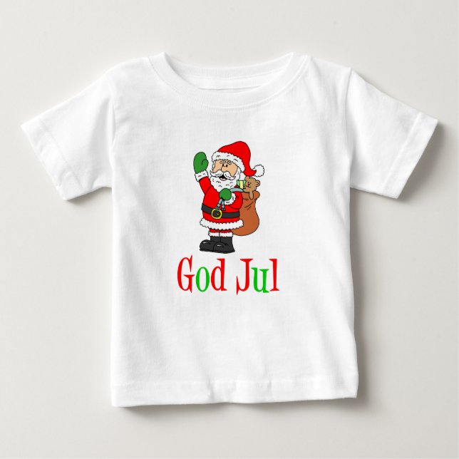 Camiseta Papais noeis de Natal suecos (Frente)