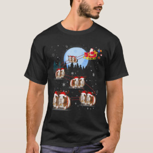 Camiseta Papais noeis De Névoa De Porco-Suíno, Reindeer S