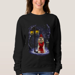 Camiseta Papais noeis de Panela de Cocker Festa Natal Luz d