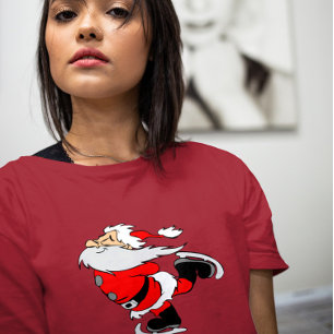 Camiseta Papais noeis DE PASTAGEM DE GELO DE NATAL