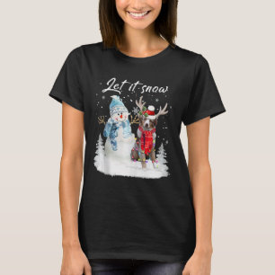 Camiseta Papais noeis de pastor australianos Cachorro Natal