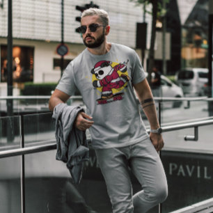 Camiseta Papais noeis de patinação Panda