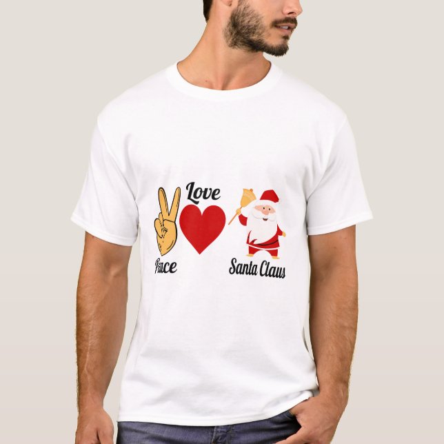 Camiseta Papais noeis de Paz e Amor (Frente)