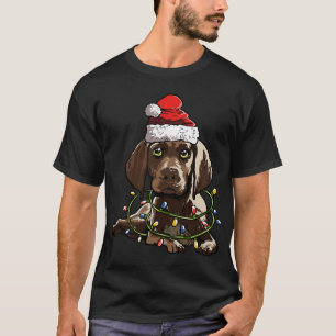 Camiseta Papais noeis de Ponteiro em Baixo Alemão Árvore de
