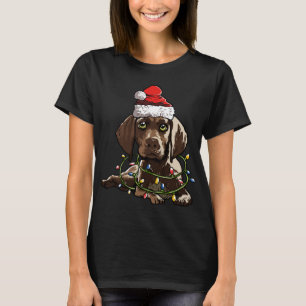 Camiseta Papais noeis de Ponteiro em Baixo Alemão Árvore de