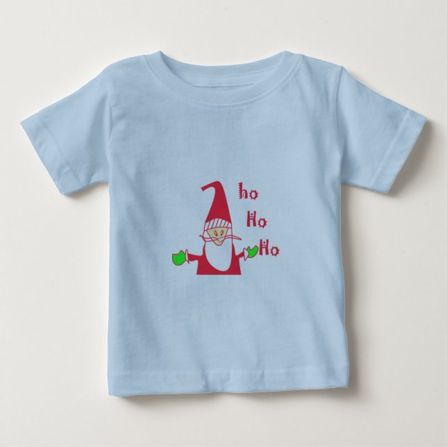 Camiseta Papais noeis De Rato De Cartoon Diversos Ho Ho Ho  (Frente)
