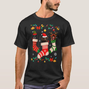 Camiseta Papais noeis de Reindeer de Natal Newfound Sock Xm