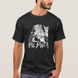 Camiseta Papais noeis de saudação Ajustado relaxado