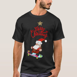 Camiseta Papais noeis de Skate Noel