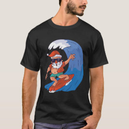 Camiseta Papais noeis de surfe