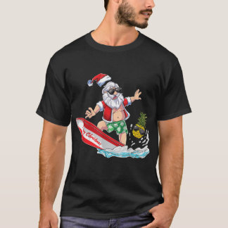 Camiseta Papais noeis de surfe no Natal do Prado faz natal
