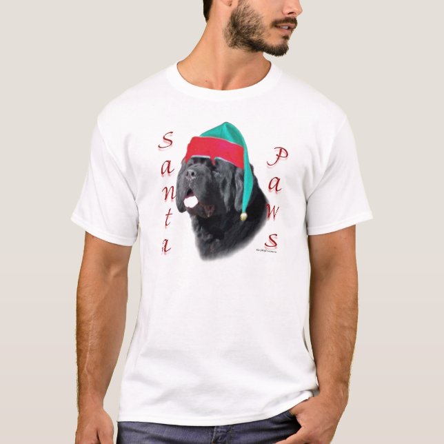 Camiseta Papais noeis de Terra Nova (preto) (Frente)