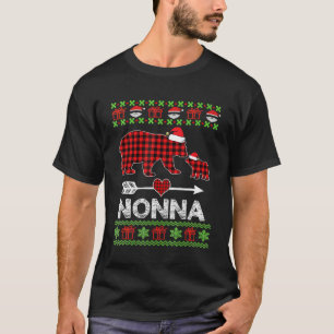 Camiseta Papais noeis De Urso Não-Na Pijamas Da Família X