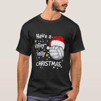 Camiseta Papais noeis De Voleibol Têm Chr De Volley Jolly