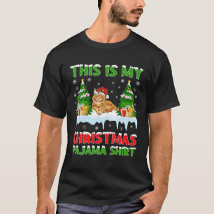 Camiseta Papais noeis De Xmas Engraçados Este É O Meu Natal
