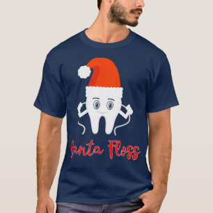 Camiseta Papais noeis Dentistas Engraçados Flexibindo o Des