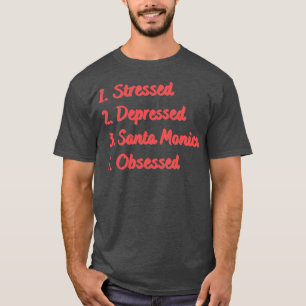 Camiseta Papais noeis Deprimidos Em Stress Monica Obcecou