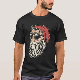 Camiseta Papais noeis Desenhados à Mão Natal Básico Escu