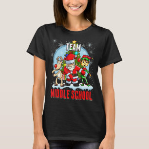 Camiseta Papais noeis Do Colégio Elf Reindeer Flosner Kid