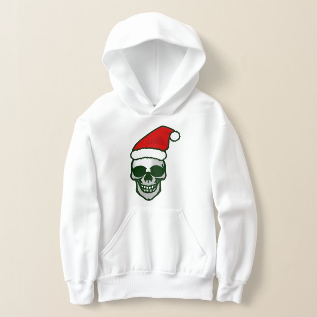 Camiseta papais noeis do crânio de natal feio (Postura )