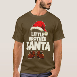 Camiseta Papais noeis do pequeno irmão da véspera de Natal