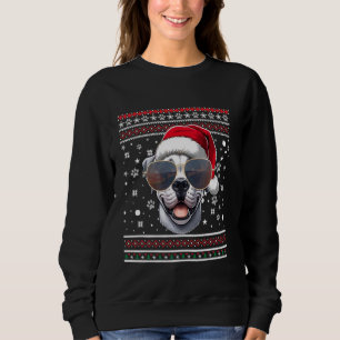 Camiseta Papais noeis dogo Argentino Dog Cristo de X-mas su