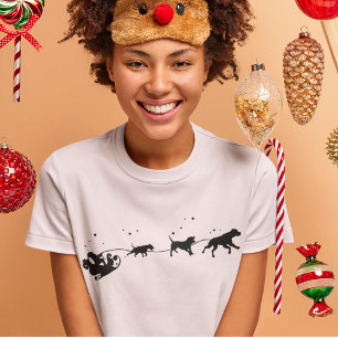Camiseta Papais noeis E Natal Da Sombra Pitbull