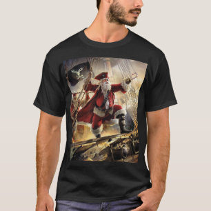 Camiseta Papais noeis É Um Pirata