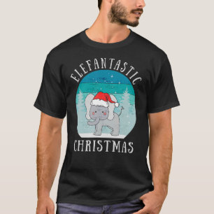 Camiseta Papais noeis Elefantassos de Natal XMas para Zook
